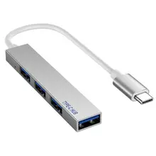 Тип с разъемами типа C и 4 порта USB 3,0 концентратор сплиттер преобразователь OTG Кабель-адаптер для Macbook Pro, IMac портативных ПК Тетрадь