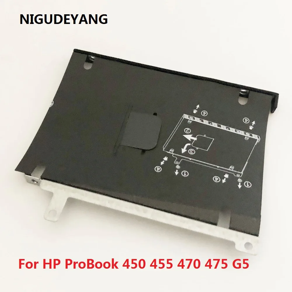 HP ProBook 450 455 470 475 G5용 교체용 기본 2.5 HDD SSD 하드 드라이브 캐디 프레임 트레이 캐리어