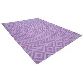 

280x358 Cm Purple Handmade Dhurrie Rug-9x12 Ft