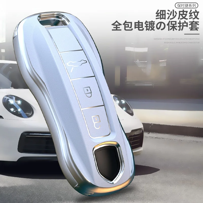 Smart remote key car key case cover for porsche panamera macan boxster cayenne 971 911 718