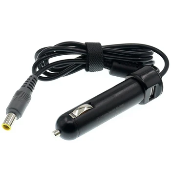 

90W Computer Car Charging 19V-19.5V-20V Notebook Car Power Adapter for Lenovo Thinkpad