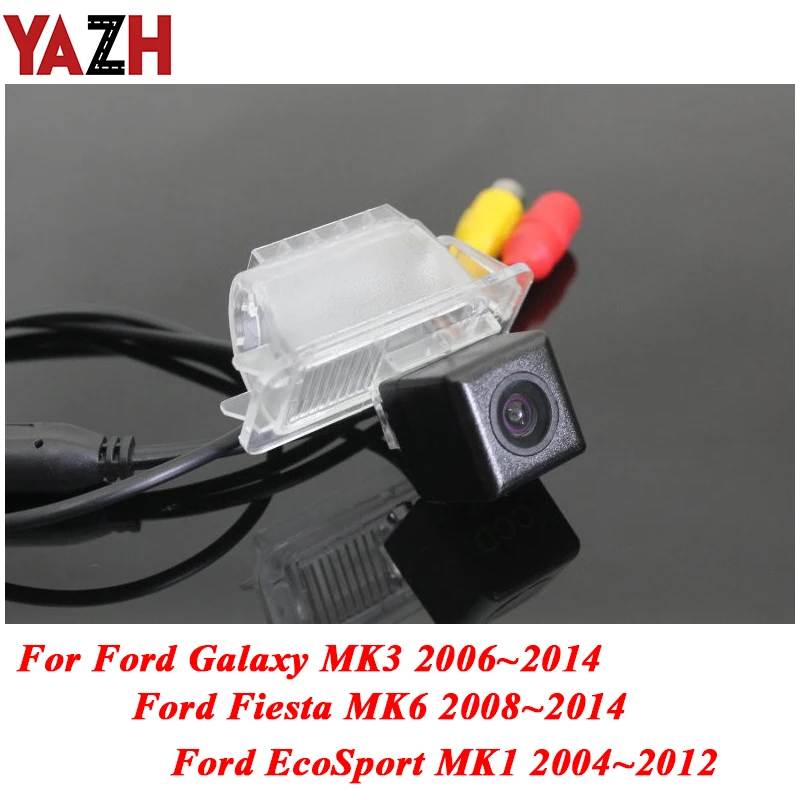 Автомобильная камера заднего вида YAZH HD CCD для Ford Galaxy EcoSport Fiesta Kuga 2004 2015 ночного
