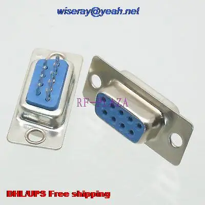 DHL/EMS 1000pcs Connector DB9 D-SUB female jack 9 Pin VGA socket for RS232 serial -A3 | Электроника