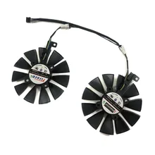 2 pçs/set 87mm FDC10U12S9-C EX-RX570 GTX 1060/1070 DUAL GPU Cooler Fan Para ASUS AREZ-EX-RX570-8G/4G Vídeo Placa Gráfica Arrefecimento