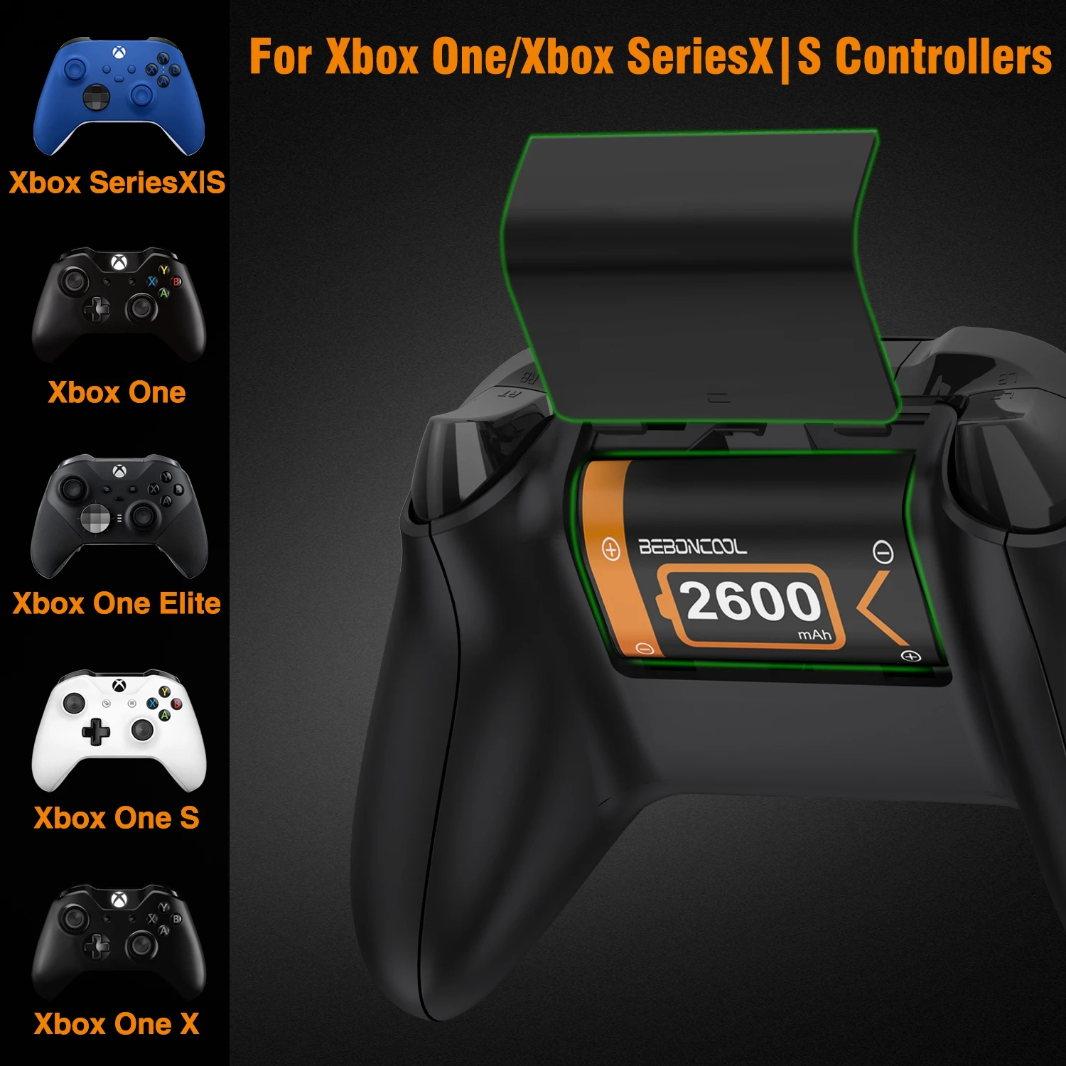 Q151Batterie aste pour Xbox One, chargeur USB, de jeu, série X, S, Xbox One S