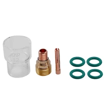

14Pcs/Set #12 Pyrex Glass Cup Kit Stubby Collets Body Gas Lens Tig Welding Torch For Wp-9/ 20/ 25 Welding Accessories