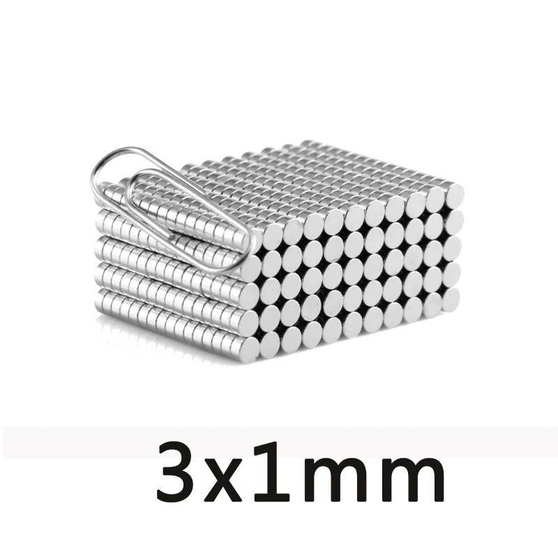 3x Super Strong Neodymium Block Magnets 10 x 10 x 5mm Neo Square Cuboid magnet