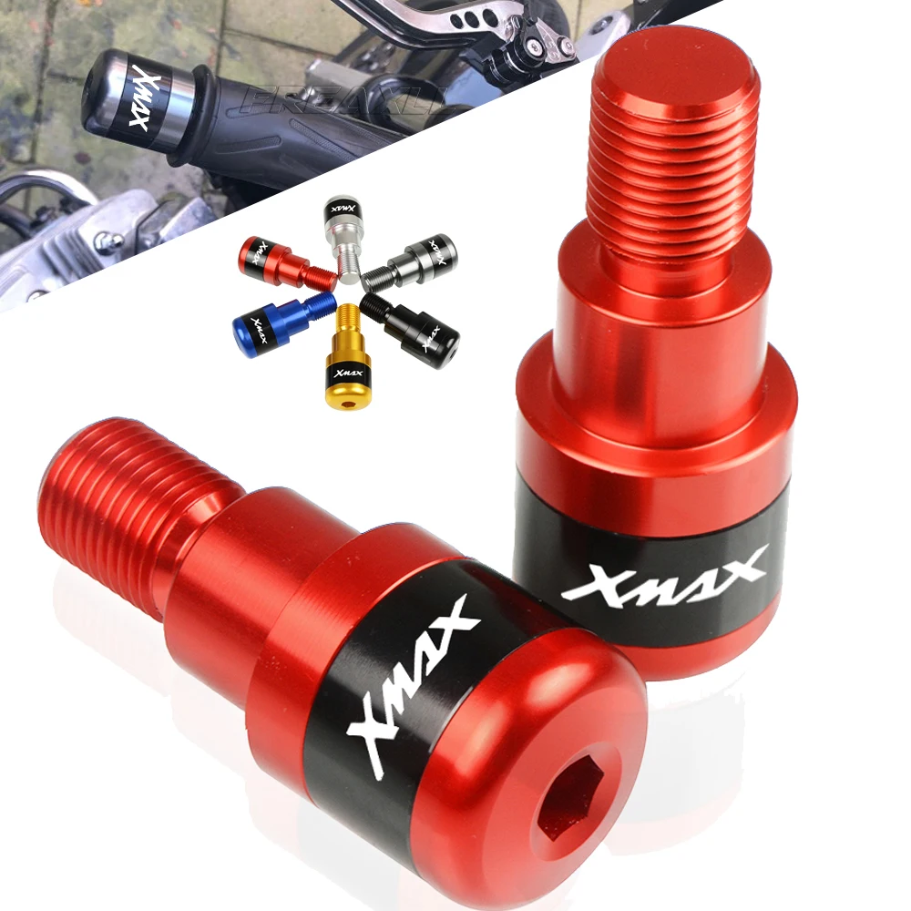 

For YAMAHA XMAX Universal Motorbike Handlebar End Plug Slider Motorcycle Counterweight Handlebar Ends 7/8'' Handle Bar Cap Cover