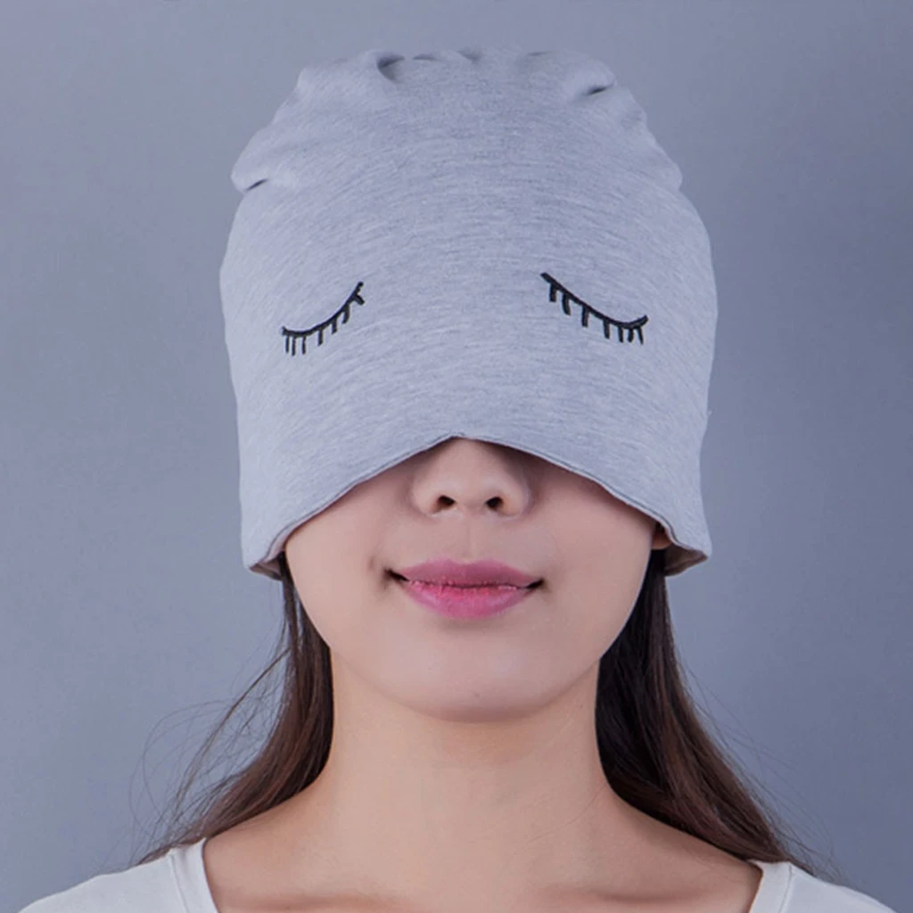 Унисекс внутри помещения Хлопок Beanie-мягкая шапочка для сна для потери волос рака химиотерапии