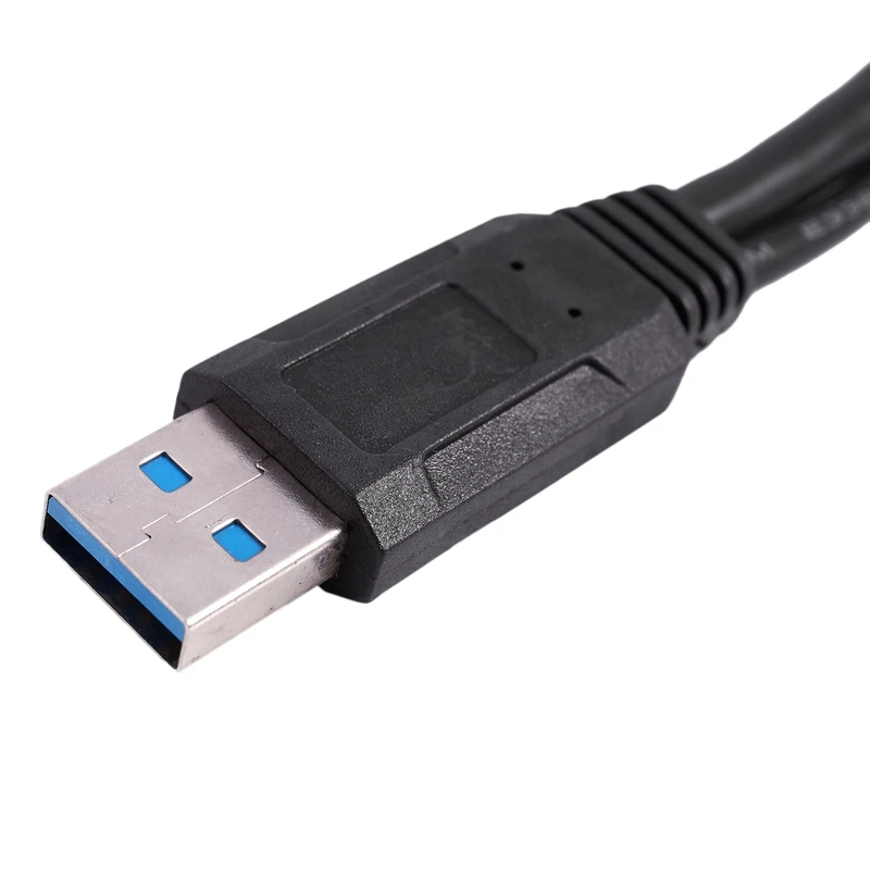 Superspeed USB2.0+ USB 3,0 type A к USB 3,0 A Мужской y-образный кабель