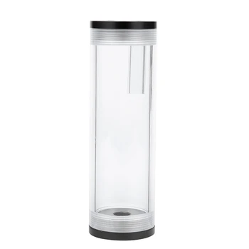 

160MM length 50MM diameter cylindrical water-cooled tank accessories complete PMMA water tank water cooling computer