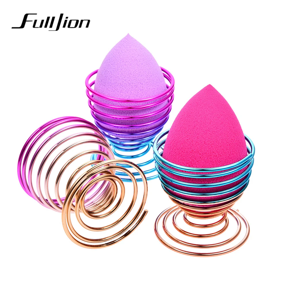  Fulljion Natural Cosmetic Puff Rack Makeup Beauty Egg Powder Sponge Display Stand Storage Make Up S