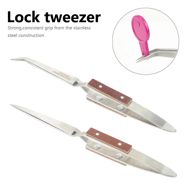 Outil De Fabrication De Bijoux Pince à épiler Réglable En Acier