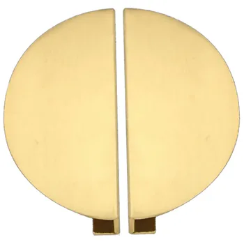 

1 Set 100Mm Semicircle Solid Brass Cabinet Knobs and Handles Drawer Furnitures Cupboard Wardrobe Knobs Book Cabinet Door Pull