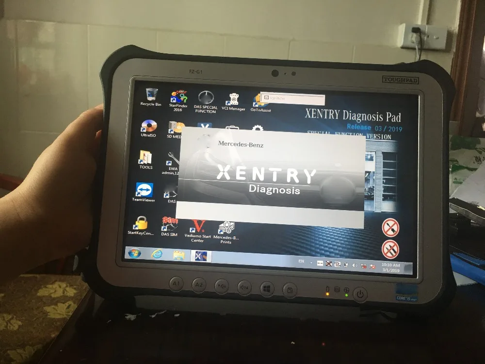 V2019.12 MB SD Star C4 Star Diagnosis C4 Диагностика с wifi для автомобилей и грузовиков с Panasonic FZ-G1 Toughpad планшет для военных