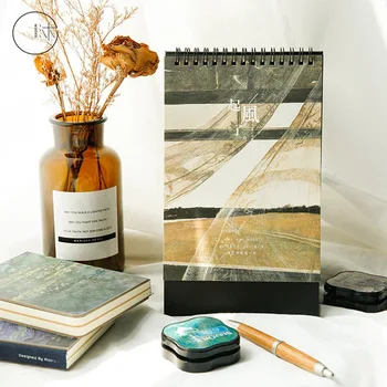 

Drawing 2020 Fresh Mini World Famous Painting Desktop Paper Calendar Dual Daily Scheduler Table Planner Yearly Agenda Organizer