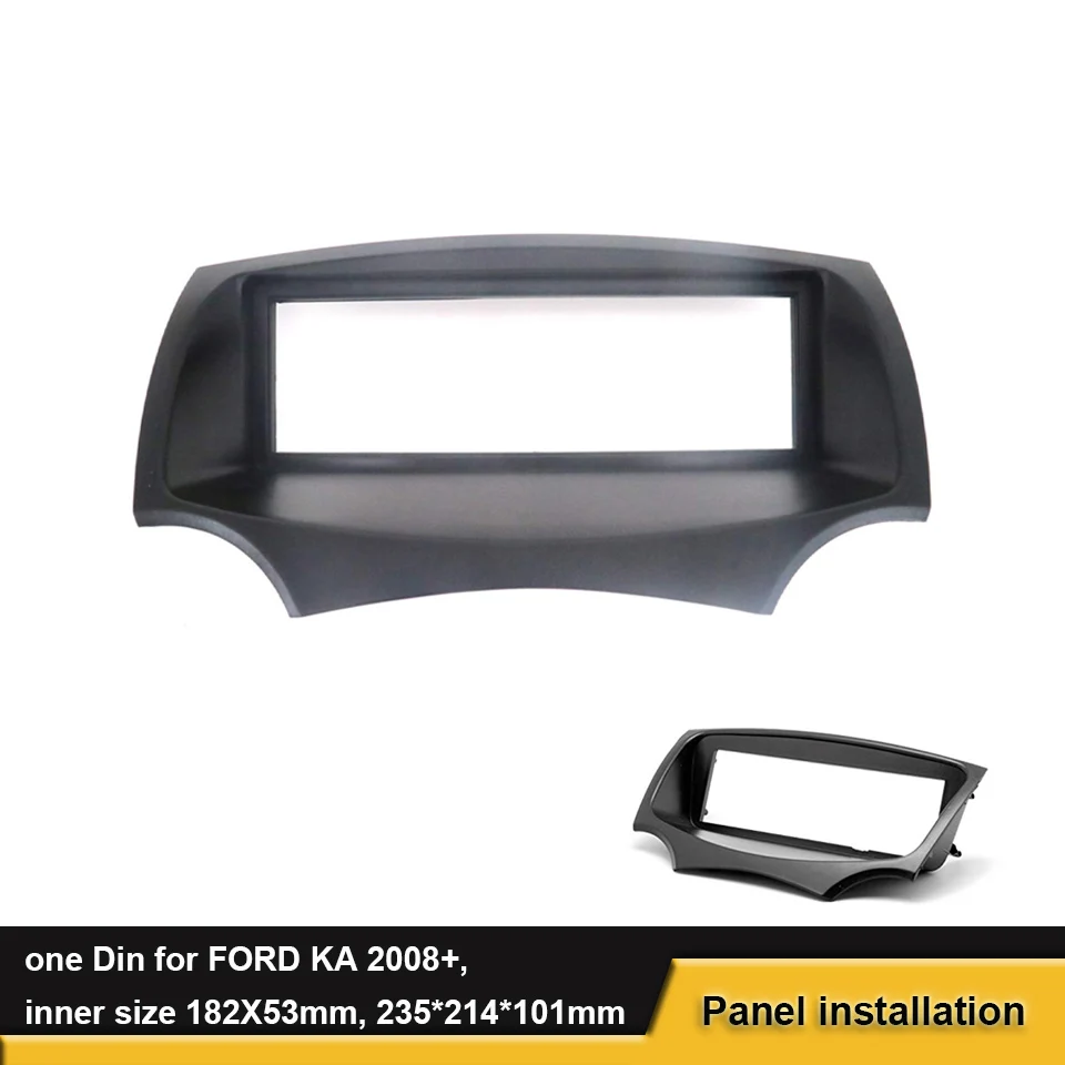 1 Din Автомобильная рама Fascia Для FORD KA 2008 DVD стерео панель Монтаж для приборной
