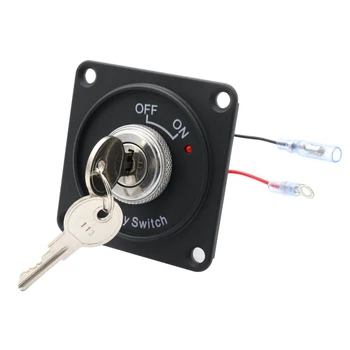 

Brand New DC 12V Ignition Switch 2 Position ON/Off Key Switch Panel + 2 Keys