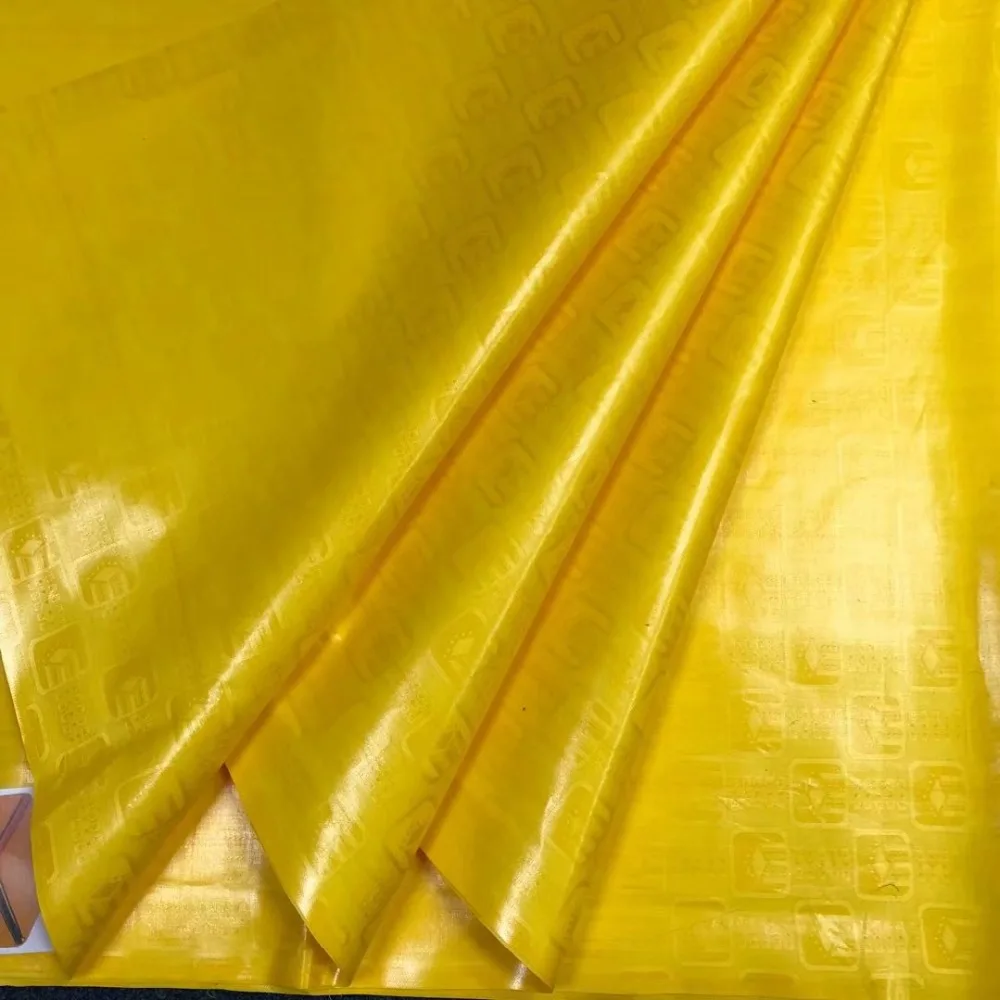 Базен Riche ткань высокого качества Жаккард морская чистая атику парча Одежда Ткань наивысшего качества Базен Riche ткани 5 ярдов