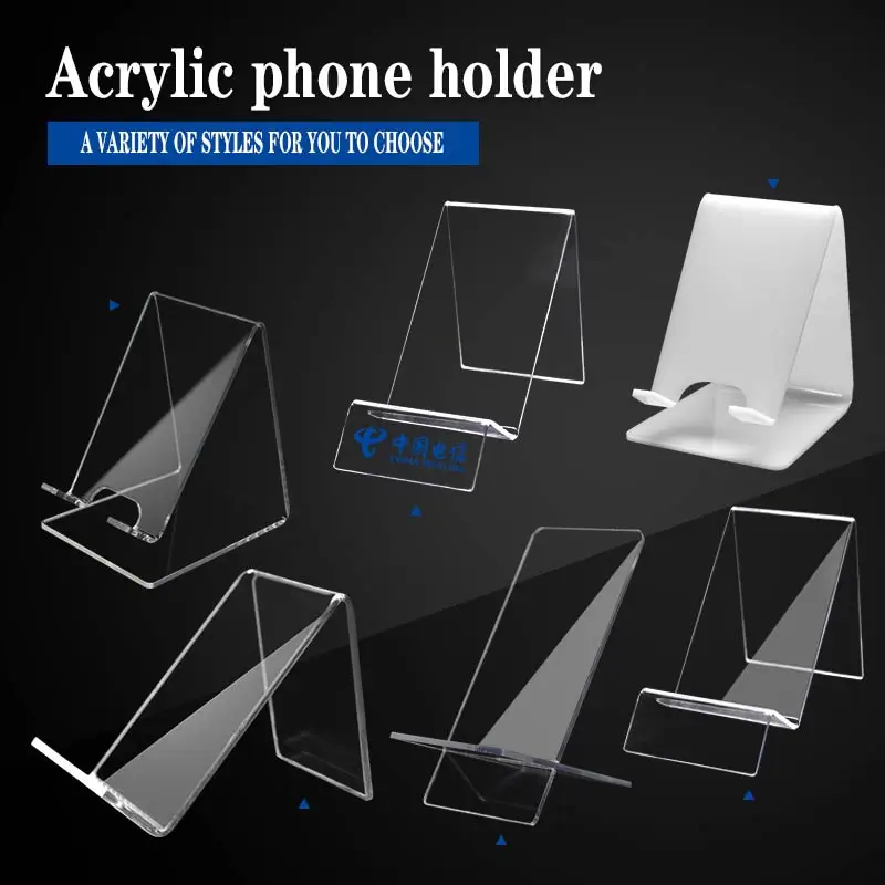 Transparent Acrylic Phone Mount Holder, Mini Portable Display Stand, Rack,  New - AliExpress