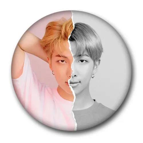 T33-4 Nengdou T32 Корейский KPOP Bangtan мальчики альбом ремесла брошь, значок на булавке аксессуары для одежды рюкзак DIY украшения вентиляторы подарок - Цвет: T33-4