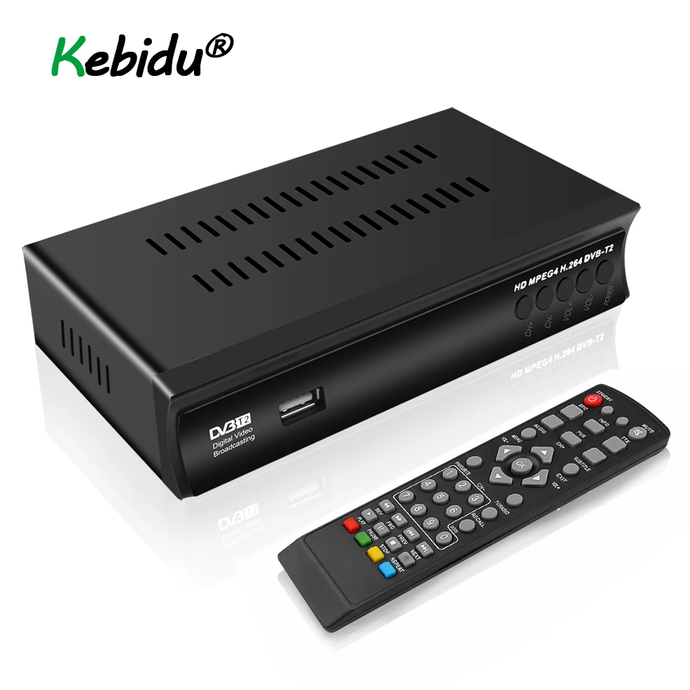 

DVB-T/DVB-T2 Satellite Receiver DVB T/T2 TV Box HDMI CVBS 1080P Digital HD TV Tuner Receiver H.264 Terrestrial TV Receive