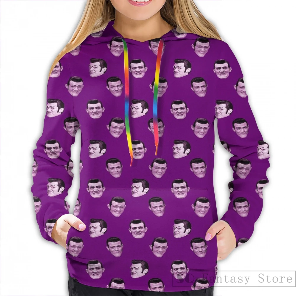 Women Мужские толстовки, свитшоты для женщин с забавным принтом Robbie Rotten Повседневная Толстовка с капюшоном - Цвет: Women