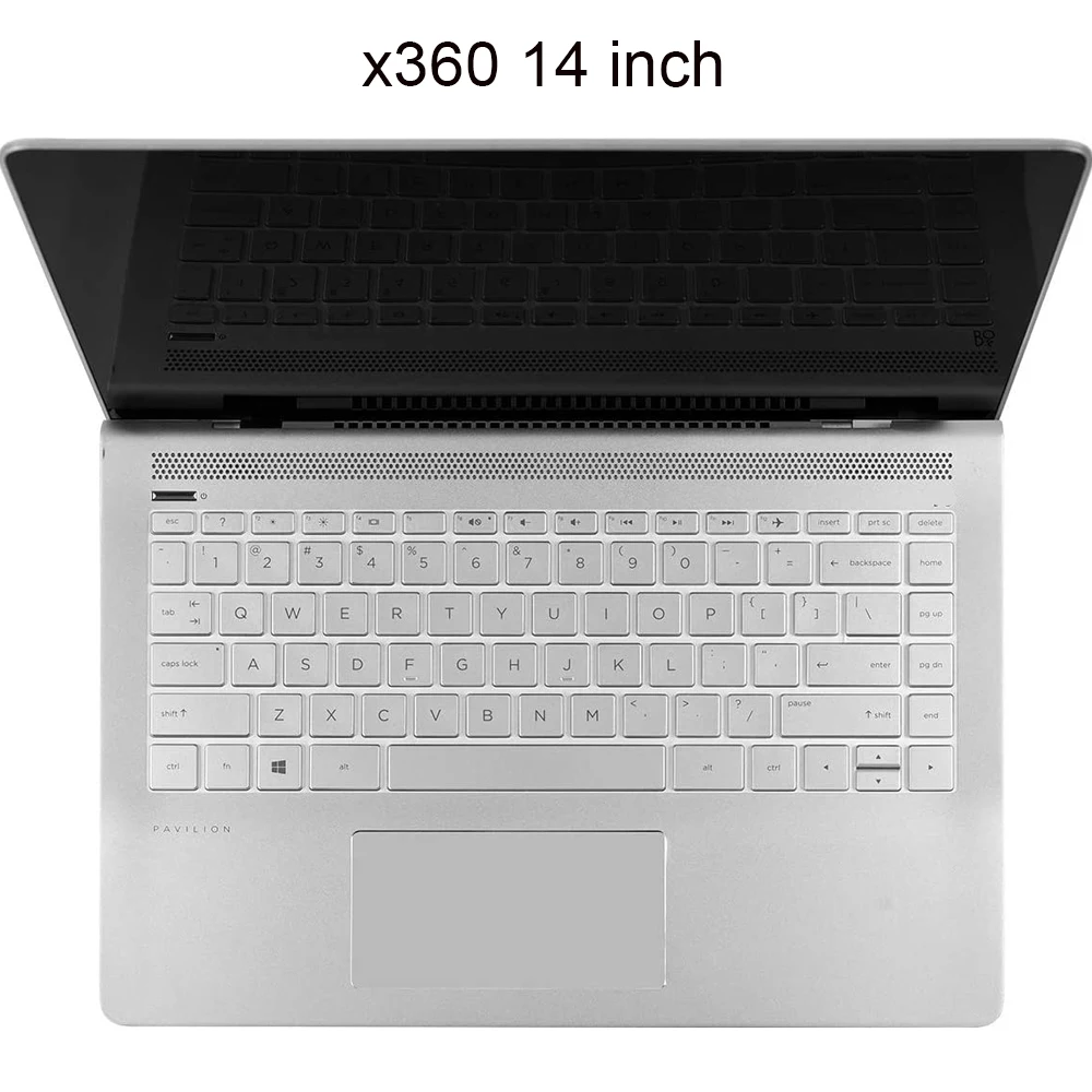 Мягкий силиконовый чехол для клавиатуры HP Pavilion X360 14M CD 14 BF BW см CF серии с 15 6 17 3