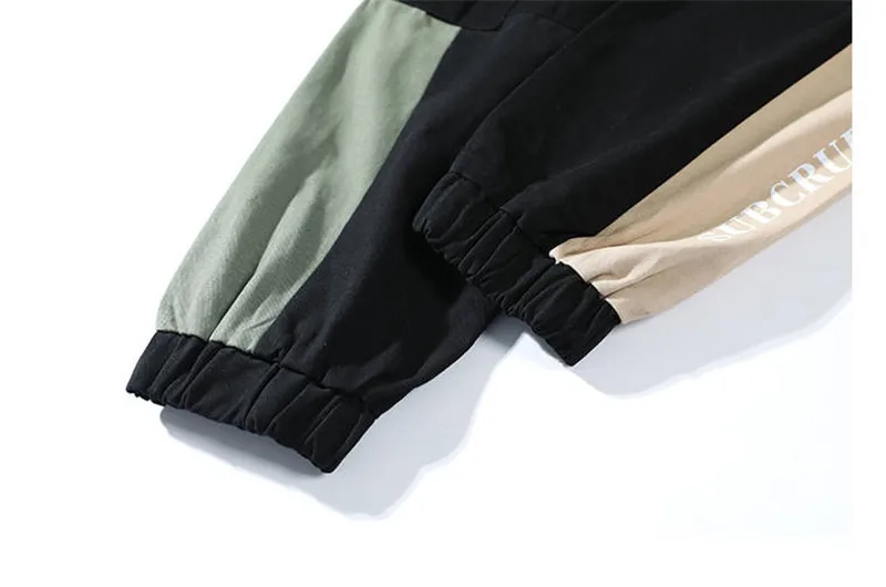 Штаны карго с карманами мужские Цветные Лоскутные Повседневные Jogger модные тактические брюки Tide Harajuku уличная Осенняя брюки