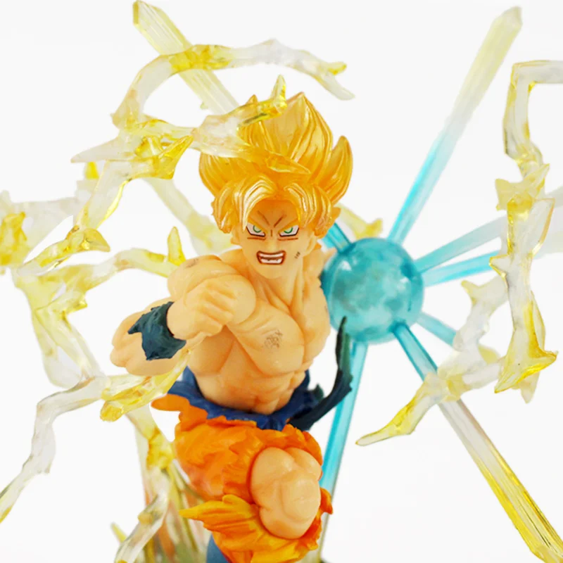 Dragon Ball Z фигурка Сон Гоку Супер Саян фильм сжигание битва Коллекционная модель игрушки