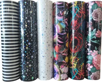 

Free shipping 1 sheet 25cmx100cm Beautiful Color TPU Heat Transfer Vinyl Heat Press Machine HTV Printing DIY cloth