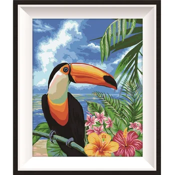 

5D Diamond Painting Embroidery Parrot Bird Full Round Drill DIY Mosaic Super High-Quality Rhinestone Home Decoration