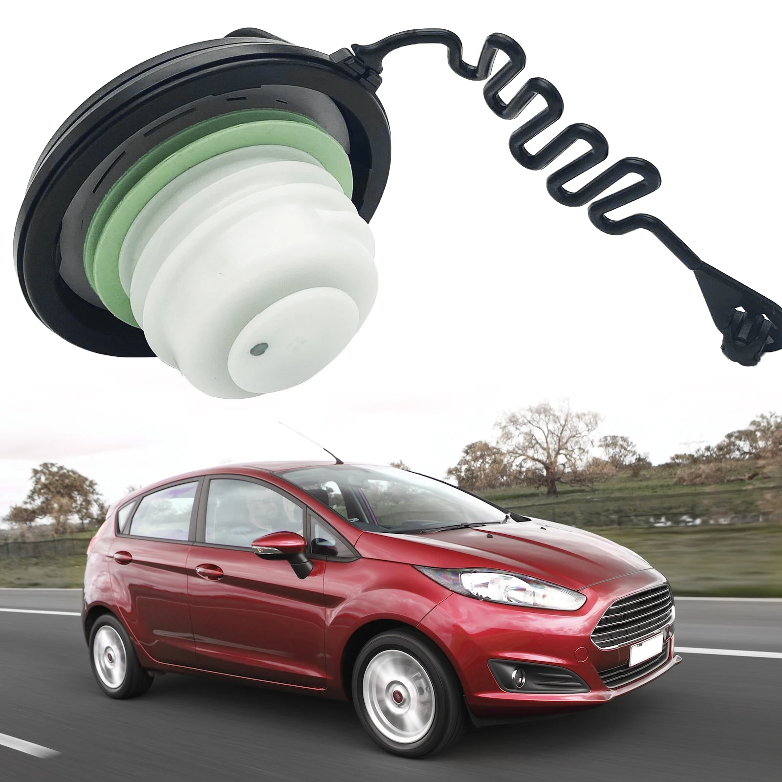

Новинка 1580852, крышка топливного бака для Ford Fiesta MK5 2001-2008, крышка наполнителя бензинового дизельного топлива 7S619030CBE 1F1-9030-AA