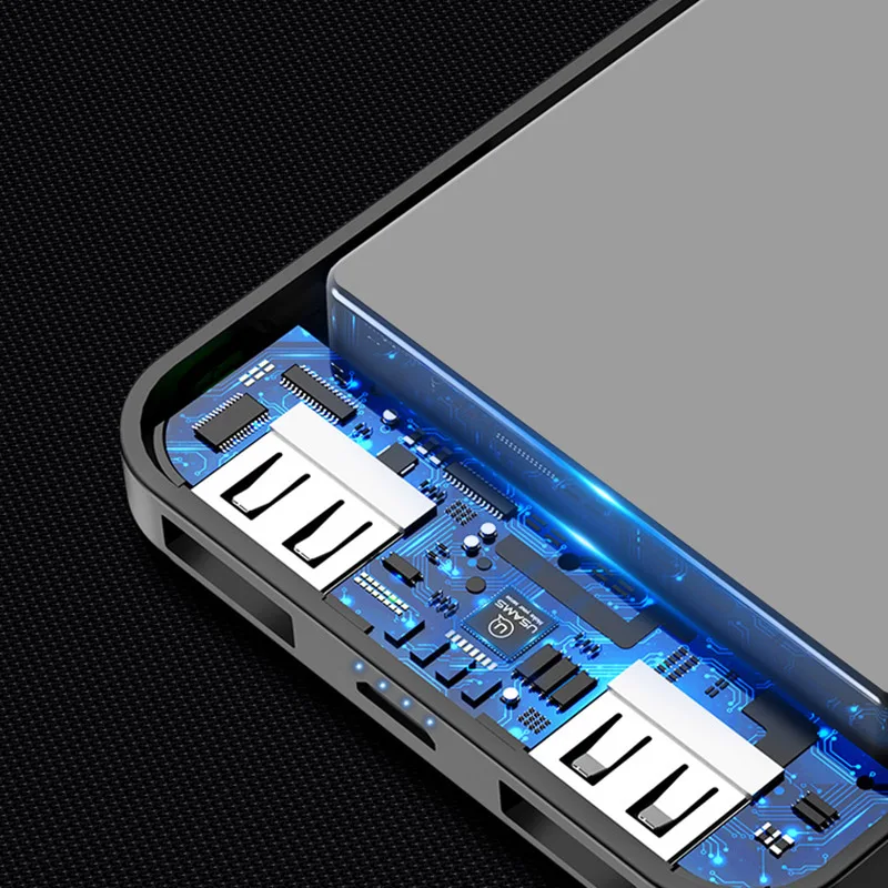 TUOSHIKE 10000 мАч Мини банк питания два порта Usb портативный внешний аккумулятор зарядное устройство Внешний аккумулятор быстрая зарядка для Iphone samsung