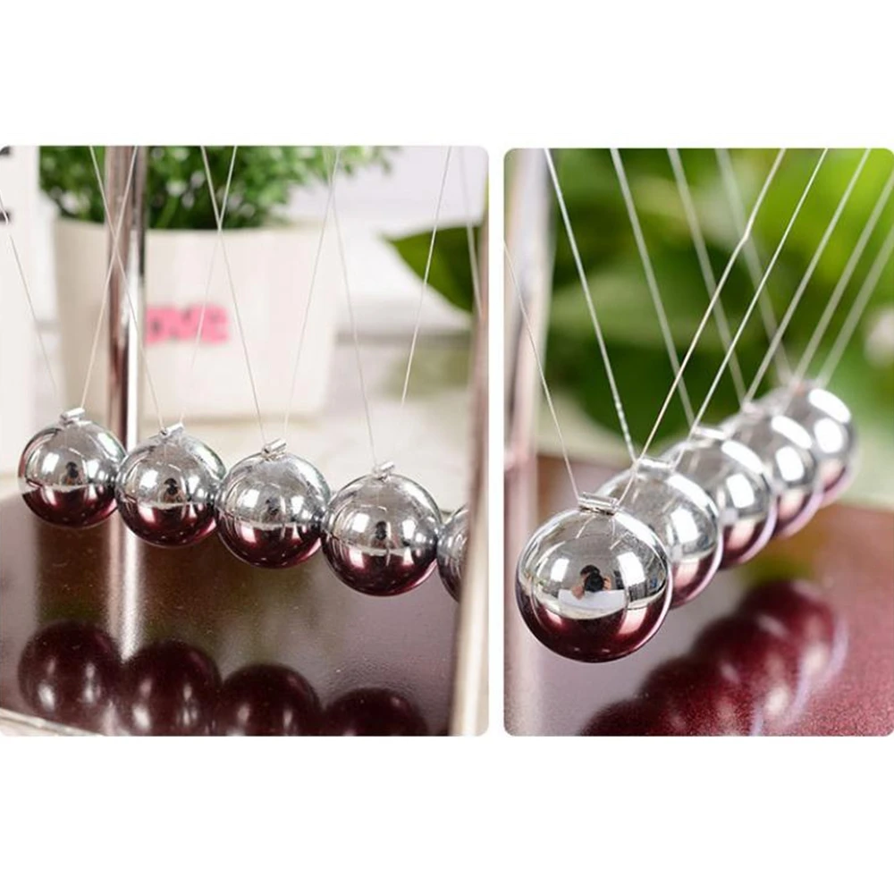 Childrens Toys Newton's Cradle Physics Science Pendulum Educational Juguetes Kids Toys Children Metal Balance Ball Antistress Games Toy Desk