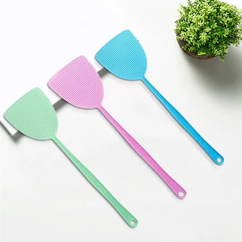 

TTLIFE 6 Pack Fly Swatter Manual Swat Pest Control Plastic with Long Handle Assorted Sweet Colors Flyswatter Fly Killer