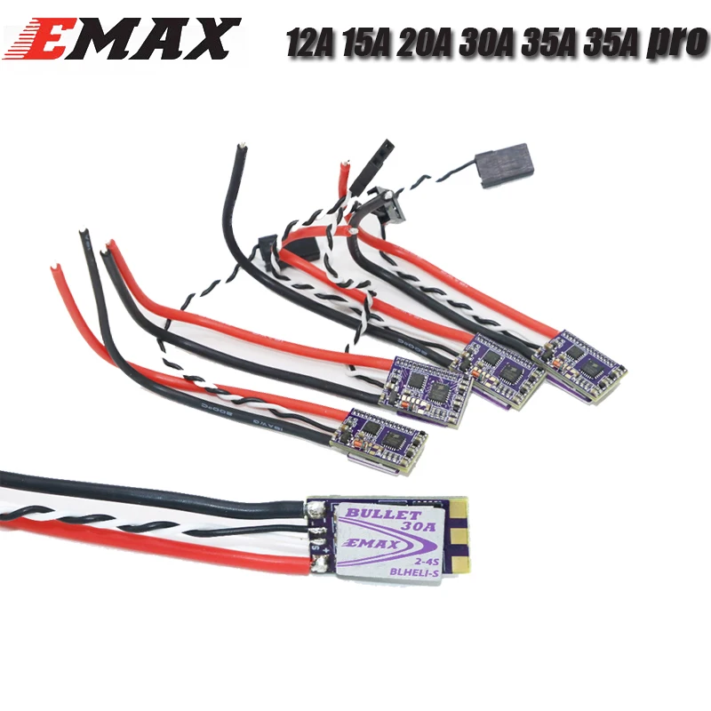 EMAX Original New BLHeliS DSHOT Bullet FPV ESC 6A 12A