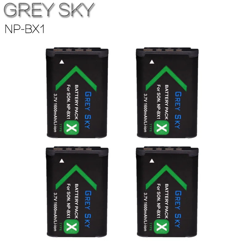 Для sony NP-BX1 NP BX1 Камера Батарея пакет DSC RX1 RX100 M3 M2 RX1R WX300 HX300 HX400 HX50 HX60 GWP88 PJ240E AS15 WX350 - Цвет: 4 battery