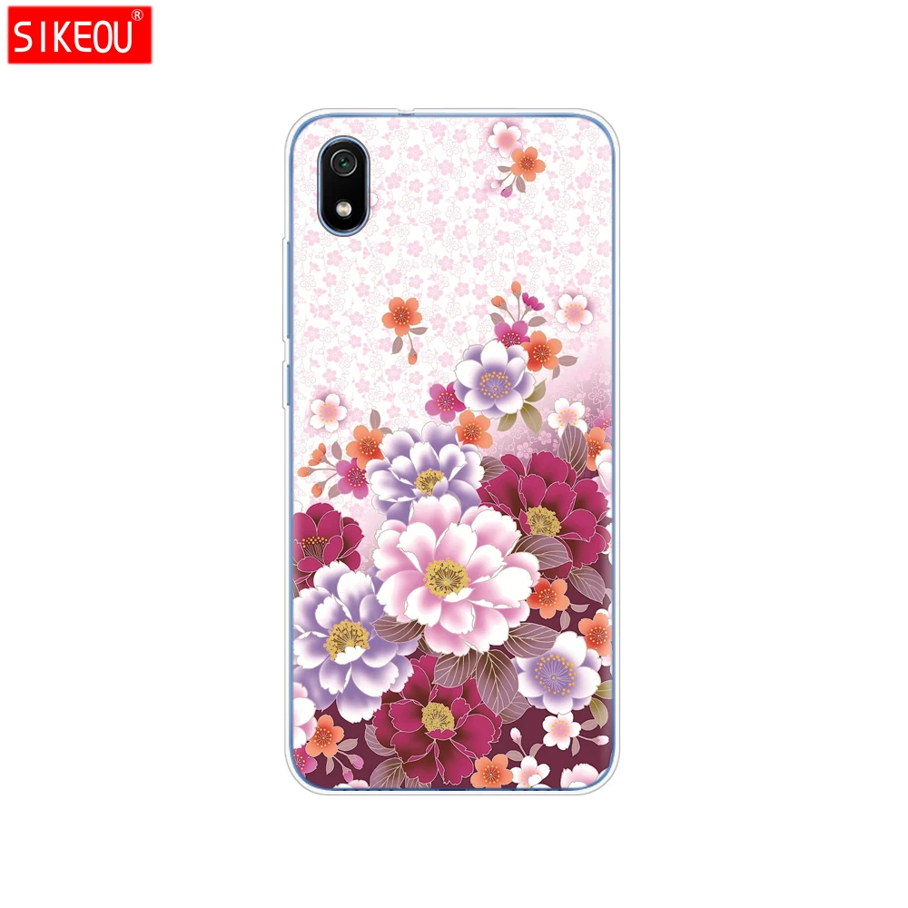 Силиконовый чехол для xiaomi redmi 7a, чехлы с полной защитой, мягкая задняя крышка из ТПУ для redmi 7 a, бампер hongmi 7a, чехол для телефона - Color: 33974