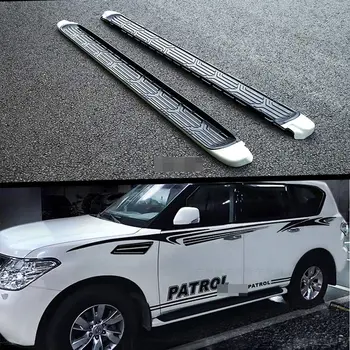 شراء2 قطعة يصلح ل إنفينيتي QX56 QX80 2011-2020 باب ثابت الجانب خطوة تشغيل مجلس Nerf بار منصة حامي