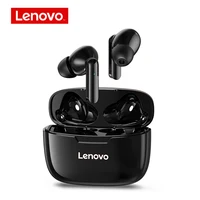 Lenovo-auriculares inalámbricos XT90 con Bluetooth 5,0, botón táctil deportivo con dispositivo de audio, impermeable IPX5, con caja de carga de 300mAh