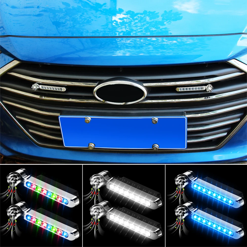 Wind Powered Car Daytime Running Lights Decorative Lamp for Seat 6j 6l fr Ateca Altea xl