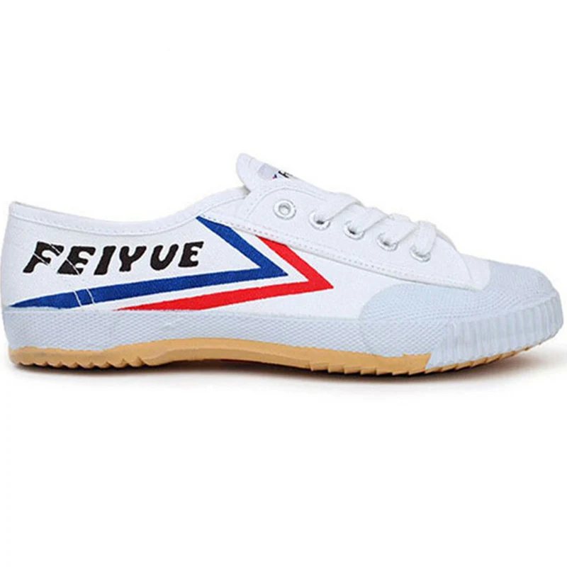 Feiyue обувь классическая китайская кунг-фу тхэквондо ушу кроссовки для тайчи поле марафон Тренажерный зал Бег Обучение дышащая парусиновая обувь
