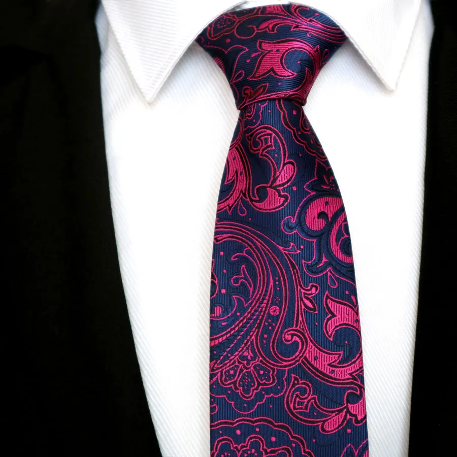 20 шт./лот) Классические мужские галстуки из шелка, галстуки для шеи 8 см, галстуки с узором пейсли для мужчин, деловые, свадебные, вечерние галстуки