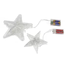

2022NEW Christmas tree decorations Top Star Lights Ornaments Battery Power Garland New Year Christmas Decorations for Home 2022
