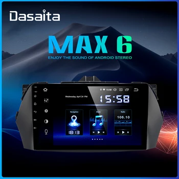 

Dasaita 9" IPS Screen Radio Car 1 Din Android 9.0 for Suzuki Ciaz Alivio 2016 USB HDMI GPS Navigation 4GB RAM TDA7850