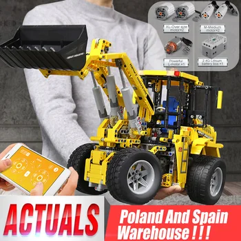 

Yeshin 13122 DHL 20006 Technic Car Series L350F Wheel Loader Model Building Blocks Bricks Compatible 42030 Children Toy Gift