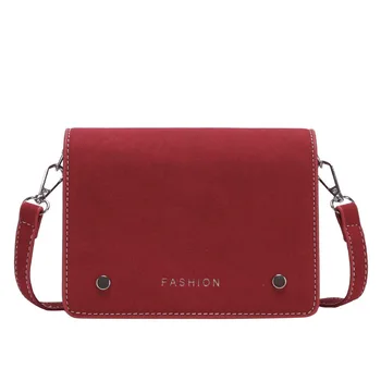 

Solid Women Leather Box Bag Crossbody Bag Dull Polish Flap Fashion Shoulder Bags Female Satchels Ladies Party Shoulder Pouch