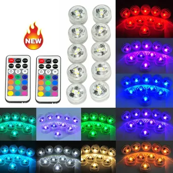 

WAKYME LED RGB Colorful Floating lamp Remote Control Waterproof Swimming Pool Hot Tub Spa Decorate Lamp Party Light