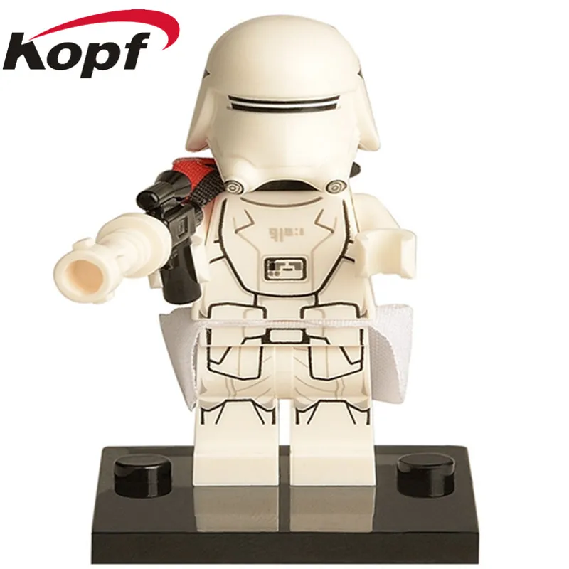 X0103 один Miniture фигурки пространство Пробуждение силы Финн Хан Рей Poe Troopers Кирпичи Строительные блоки для детей подарок игрушки